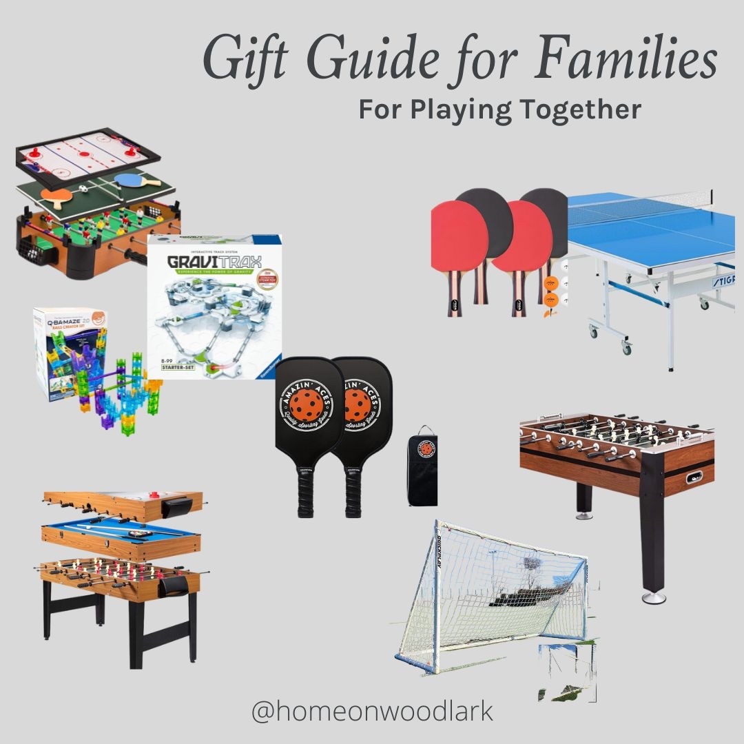 Most of these family gift ideas we have and enjoy!  

Amazon Gift ideas.  Pickleball.  Soccer net.  Soccer goal.  Ping pong table.  Foosball table.  Magnatrax.  Family games.  

#LTKCyberWeek #LTKHoliday #LTKGiftGuide