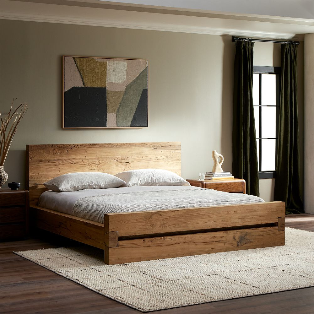 Perlman Reclaimed Wood Bed | West Elm (US)