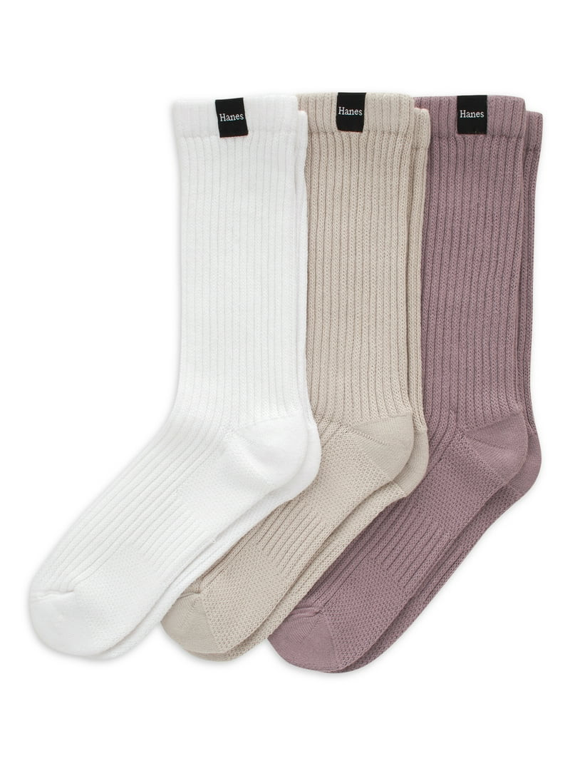 Crew Socks, 3 Pairs, Originals SuperSoft Slouch Socks for Men, Comfort Stretch | Walmart (US)