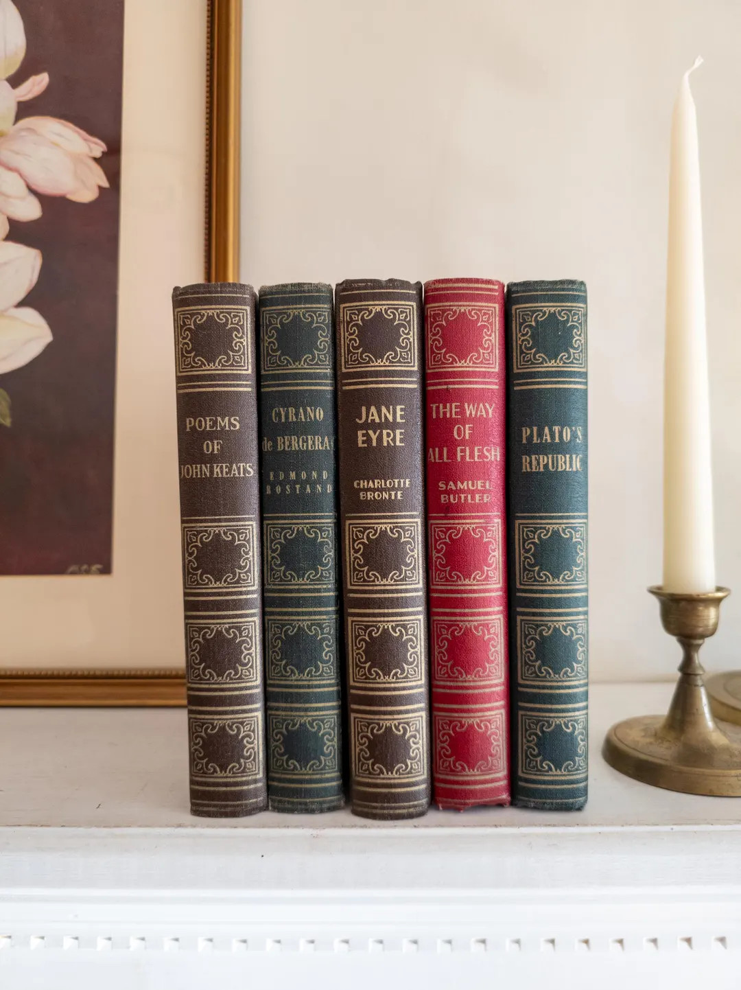 Vintage Books - Christmas Decor - Classic Titles - Etsy | Etsy (US)