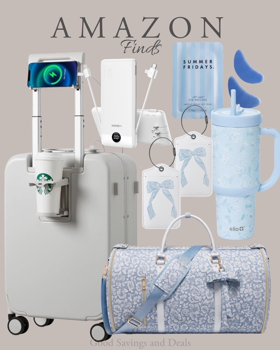 Travel essentials. Blue travel essentials.

#LTKHome #LTKTravel