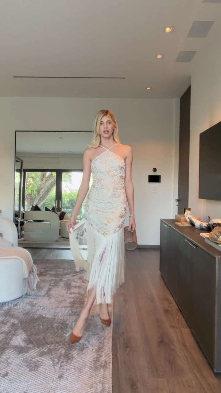 I gasped when I saw this Mango dress online! 🤍✨ The quality is amazing and I am obsessed with the fabric. The fringe is so chic! 

 #LTKHoliday #LTKStyleTip #LTKItBag