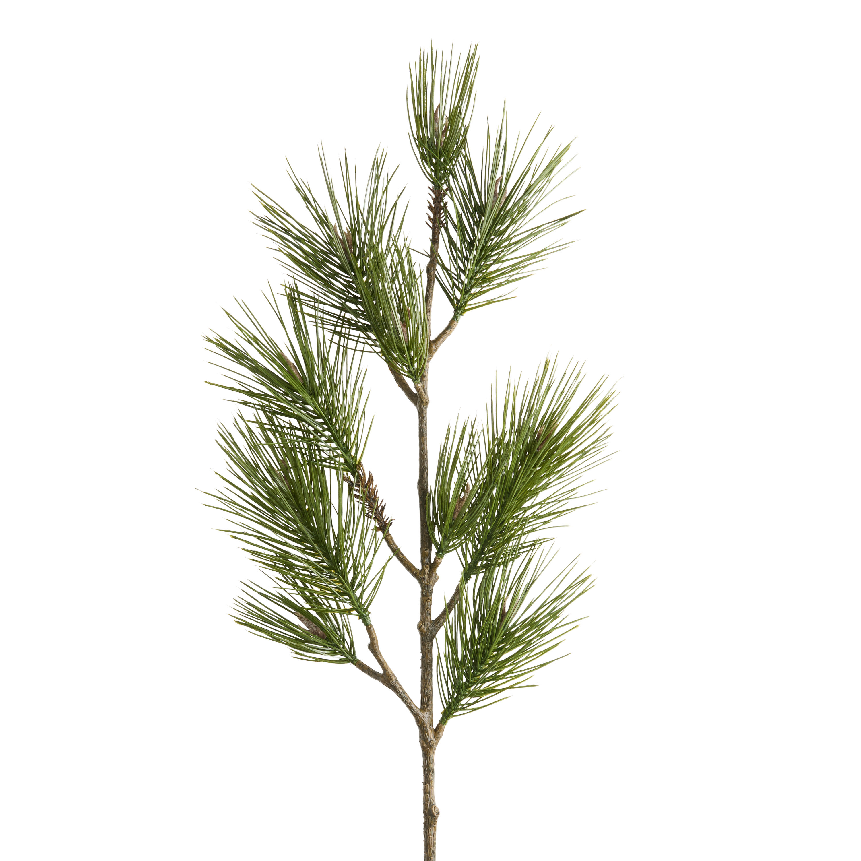 Large Green Faux Pine Spray - World Market | World Market