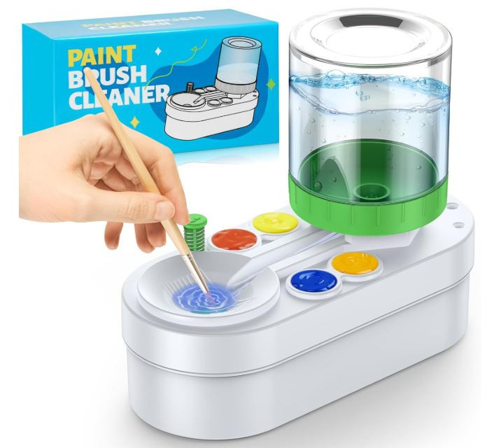 31% off 🎉

2025 Upgraded Paint Brush Cleaner: Art Supplies for Kids&Adults, Paint Station for Kids, Portable Water Circulation Paint Brush Washer Tool for Artists, Christmas&Birthday Gifts for Kids&Adults

#LTKKids #LTKSaleAlert