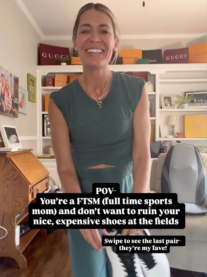 Let the games begin- I still want to look cute- but I am not about to ruin my expensive shoes doing it. 🤷‍♀️ 

Next to last slide shows prices and sizes. 💕

Comment “shoes” and I’ll send you the links to all- all three are still cheaper than my one pair of hokas 😬 https://liketk.it/5VSst

#sportsmom #iykyk #pov #FTSM #shoes

@amazoninfluencerprogram @amazon