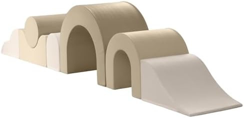 KIDKII Rainbow Play Set 7-Piece Foam Climbing & Motor Skill Play Kit, Indoor Activity Play System... | Amazon (US)