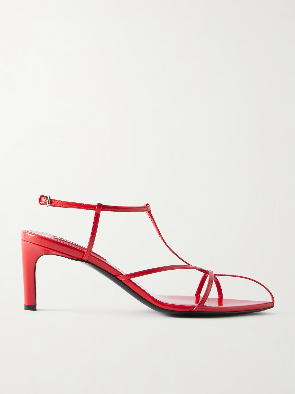 Jil Sander - Leather Sandals - Red | NET-A-PORTER (US)
