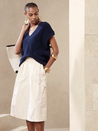 Oversized Sweater Vest | Banana Republic (US)