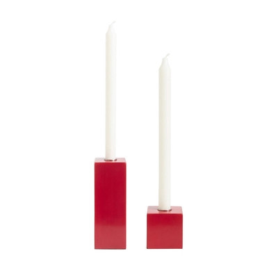 Fuchsia Wooden Candle Holder | Annie Selke
