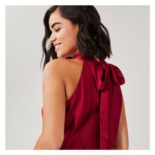 Satin Halter Tank | Joe Fresh
