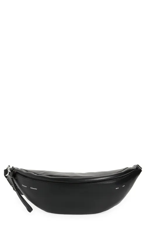Proenza Schouler White Label Stanton Leather Belt Bag in Black at Nordstrom, Size No Size | Nordstrom