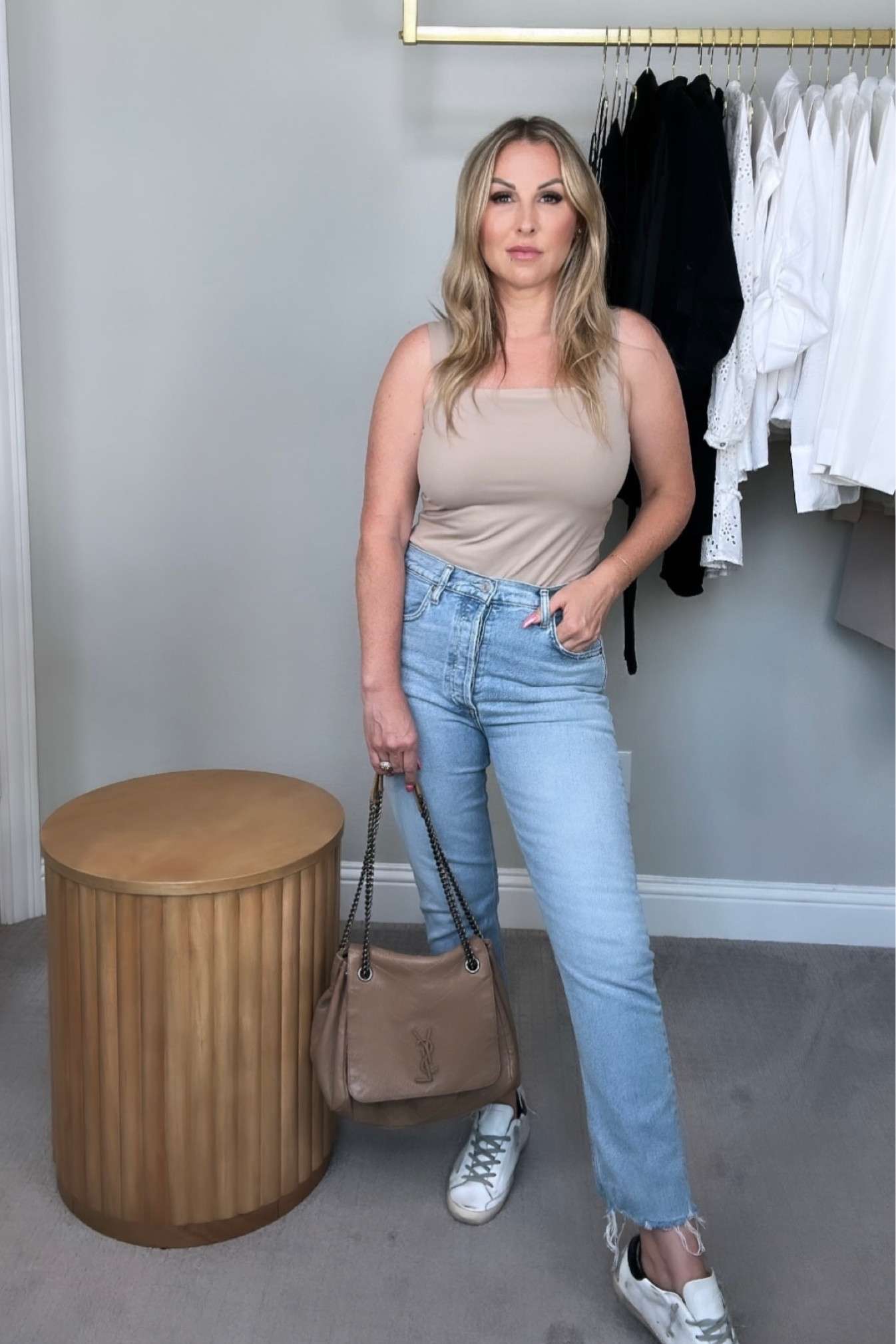 Love a simple bodysuit and jeans moment! 

#LTKstyletip #LTKFind #LTKunder100