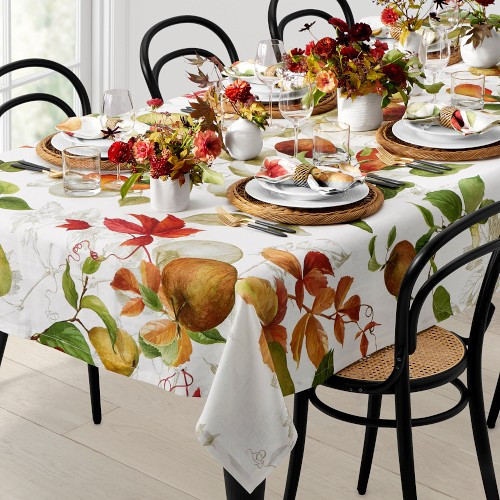 Provencal Tablecloth, 70"" X 108"", Apple | Williams-Sonoma