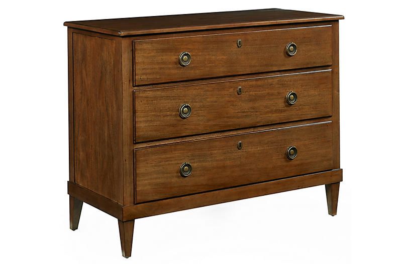 Adams 3-Drawer Dresser, Walnut | One Kings Lane