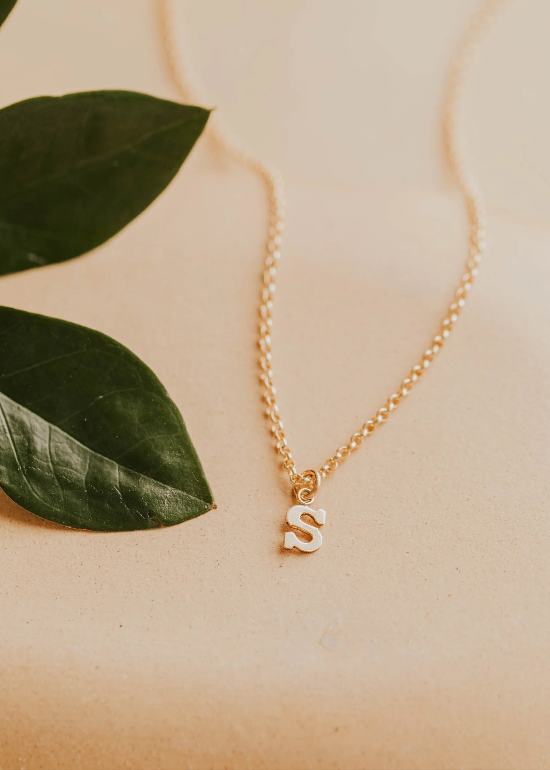 Birdie Initial Necklace | Hello Adorn