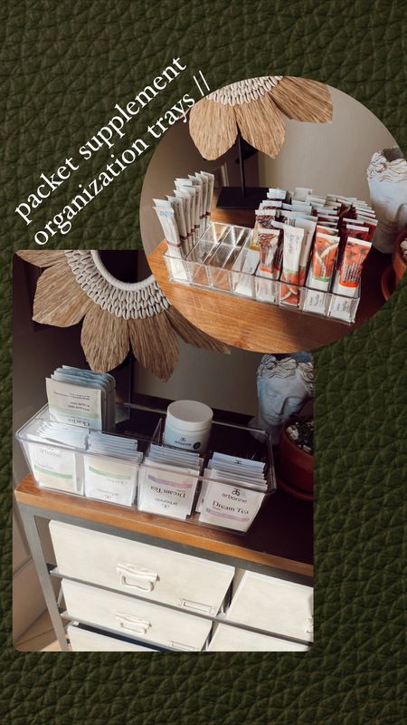 fizz & supplement packets organization containers

#LTKhome #LTKfitness