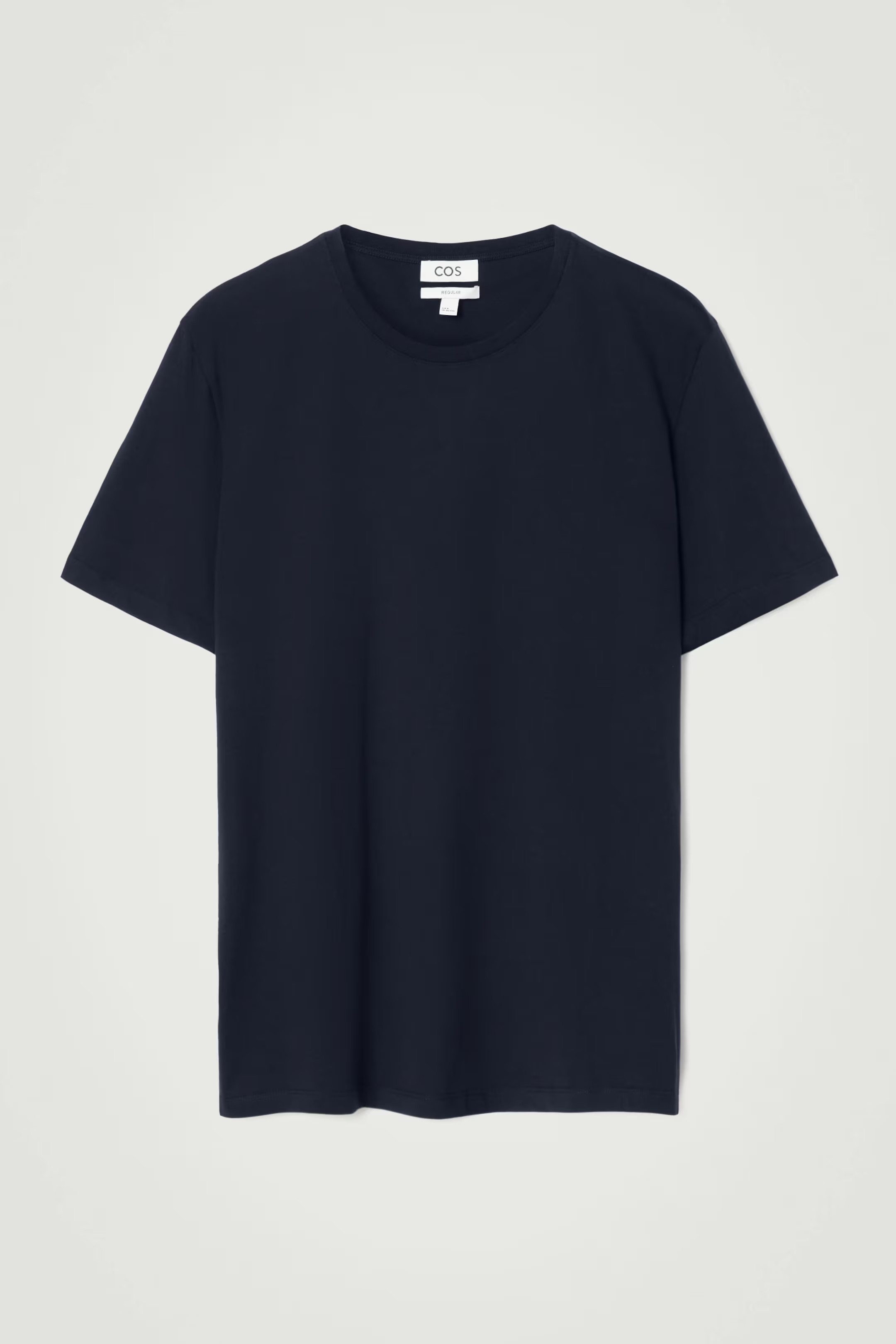 REGULAR COTTON T-SHIRT - NAVY | COS | COS UK