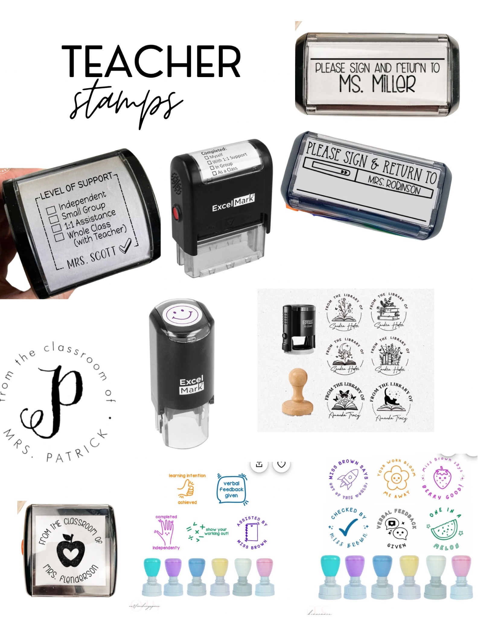 TEACHER STAMPS

these would make great teacher gifts! 

#LTKGiftGuide #LTKKids