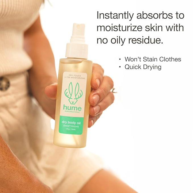HUME SUPERNATURAL Dry Body Oil Spray - Moisturizing Oil for Dry Skin, After Shower Body Oils for ... | Amazon (US)