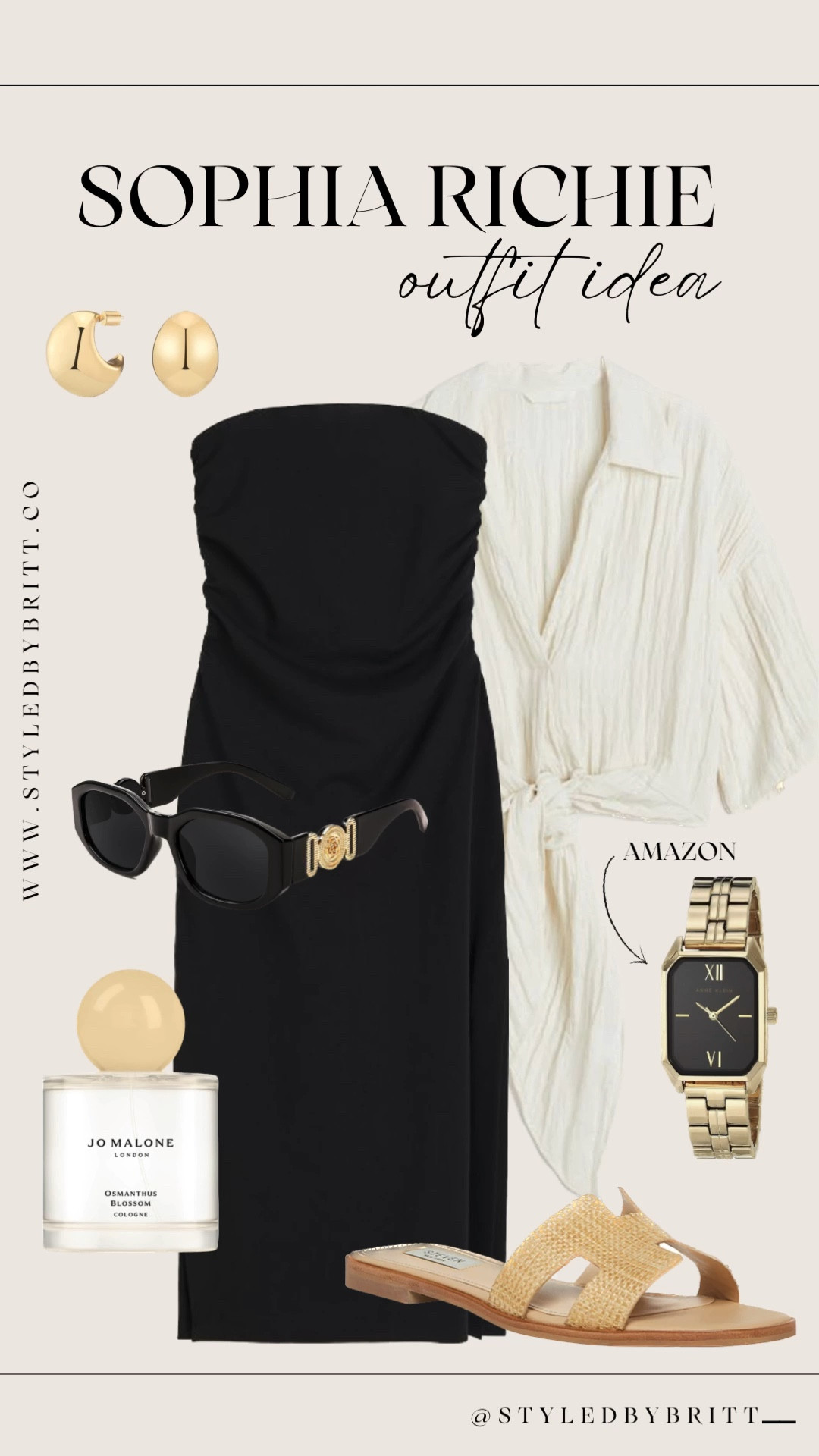 Classic style, black
Dress, strapless, midi dress. Summer 

#LTKunder50 #LTKfit #LTKstyletip