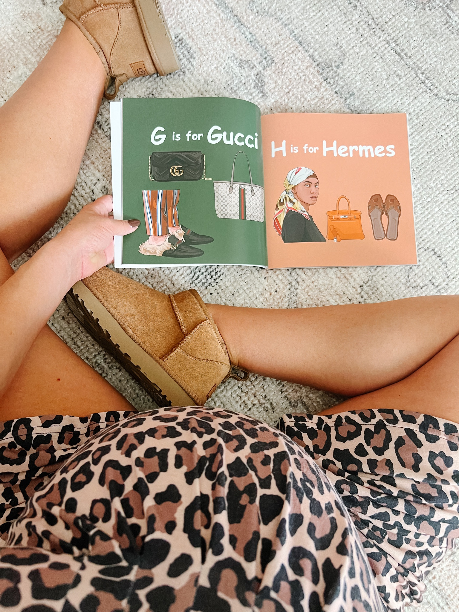 Put on our Ugg minis for the first time today and this #amazonfind leopard nightgown dress is a MUST have (especially if youre pregnant!)

#babybooks #bahygift #pregnancy #maternity #bumpfriendly #highfashion #babybook #book #nurserybook 

#LTKGiftGuide #LTKbaby #LTKbump