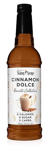Jordan's Skinny Mixes Syrups Cinnamon Dolce, Sugar Free Flavoring, 25.4 Oz | Amazon (US)