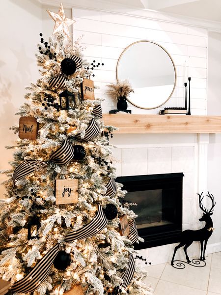 Modern Christmas | Christmas Tree Decorations | BMW Theme | Black Metallics and Wood 

#LTKHoliday #LTKSeasonal #LTKhome