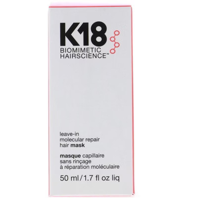 K18 Leave-In Molecular Repair Hair Mask, Repairing and Strengthening Hair Treatment, 1.7 oz | Target