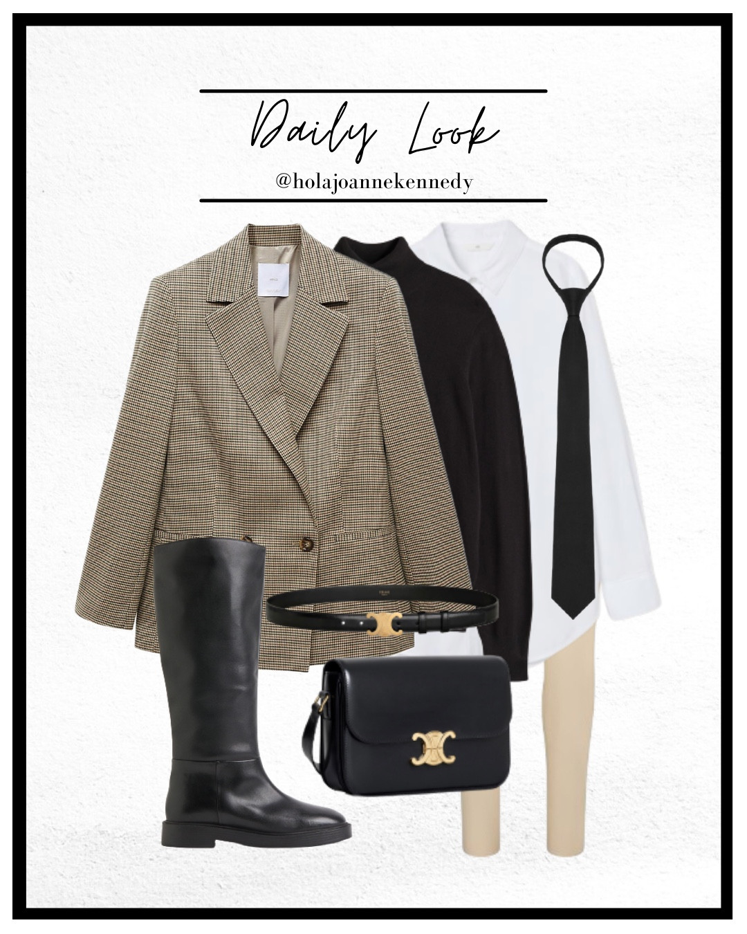 plaid blazer, houndstooth blazer, riding outfit, equestrian fashion, country chic, English countryside style, polished look, preppy aesthetic, black tie outfit, masculine energy, black riding boots, classic tailoring, heritage fashion, old money style, refined elegance, timeless outfit, sophisticated fashion 

#LTKstyletip #LTKworkwear #LTKuk