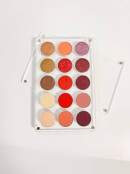 UDTIP New EMPTY Magnetic Eyeshadow Palette DIY Acrylic All Transparent Elegant Eye Shadow Makeup ... | Amazon (US)