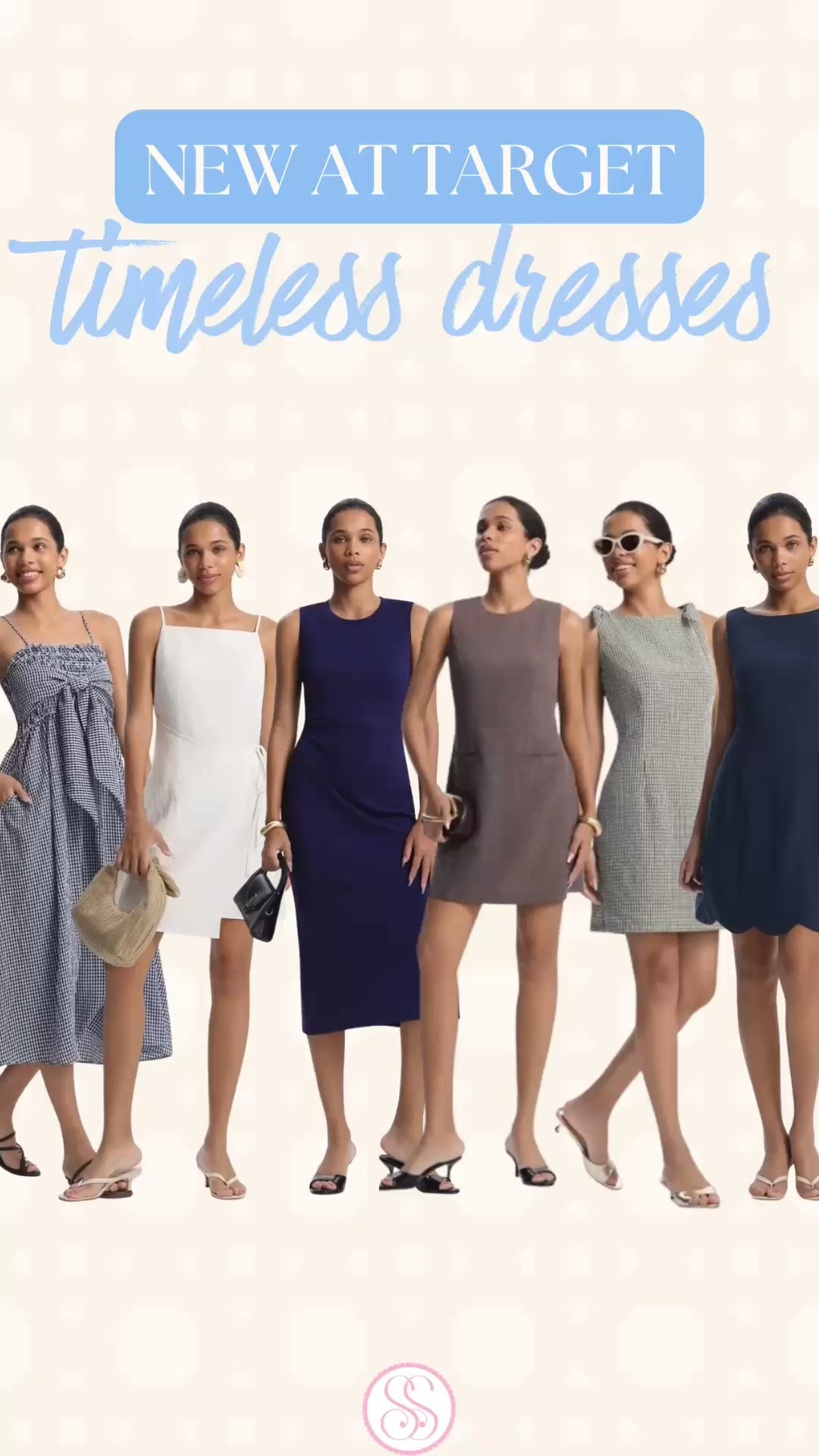 Target dresses | Target work outfits | teacher outfits | shift dresses | summer dresses women

New Target dresses are very strong right now, especially if you’re looking for easy polished dresses that work for summer, work outfits, teacher outfits, church, brunch, vacation, and everyday plans.

This roundup has the kind of Target dress finds that look classic, wearable, and much more elevated than expected: shift dresses, sleeveless dresses, gingham dresses, white dresses, navy dresses, work dresses, summer dresses, and simple polished silhouettes you can style a dozen different ways.

These are the dresses I would check first if you want pieces that can go from office outfits to teacher outfits to weekend plans without feeling overdone. Add sandals, flats, wedges, white sneakers, a cardigan, blazer, denim jacket, straw tote, or simple gold jewelry and they instantly feel pulled together.

Perfect for summer work outfits, teacher outfits, business casual outfits, casual office outfits, church dresses, graduation parties, baby showers, bridal showers, vacation dinners, brunch, school events, summer travel, and everyday warm weather outfits.

Target dresses, Target dress finds, Target new arrivals, Target fashion finds, Target work outfits, teacher outfits, teacher dresses, work dresses women, office outfits women, business casual dresses, shift dresses women, sleeveless shift dress, summer dresses women, spring dresses, white summer dress, navy dress, gingham dress, casual dresses, church dresses, brunch outfit, graduation dress, baby shower dress, bridal shower dress, vacation dresses, polished everyday outfits

#LTKFindsUnder50 #WorkOutfit #WorkOutfits #BusinessCasual #TeacherOutfit #TeacherOutfits #LookForLess #TargetStyle #TargetFinds

#LTKOver40 #LTKWorkwear #LTKootd