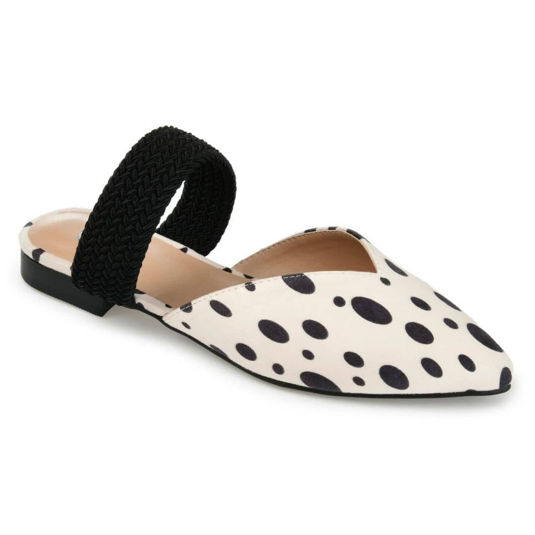 Womens Roxeene Slip On Pointed Toe Mules Flats | SHEIN