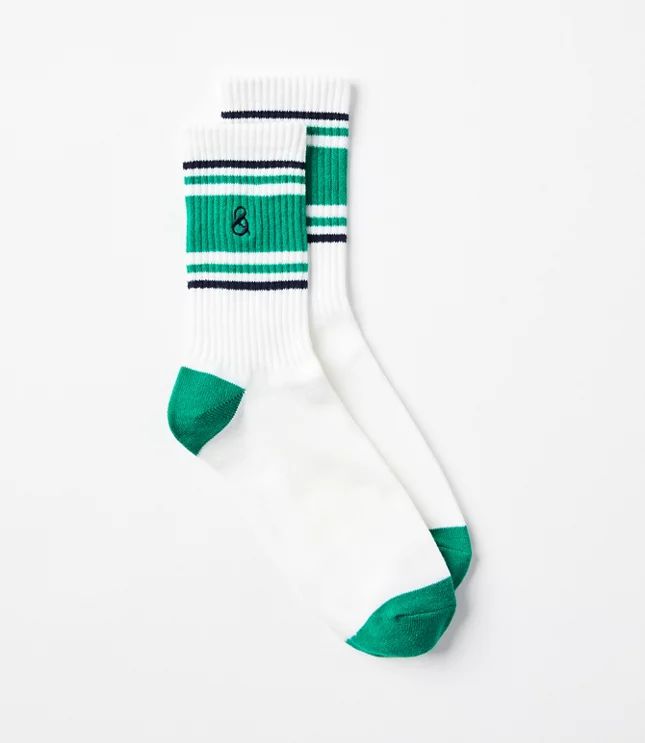 Lou & Grey Striped Crew Socks | LOFT