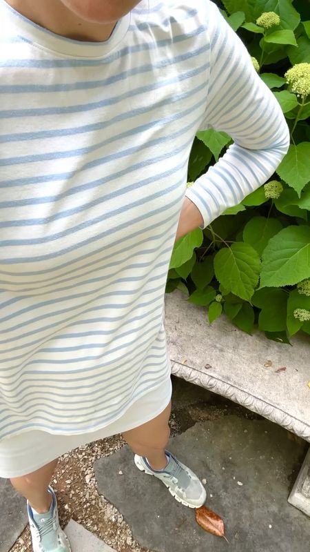 Cooler morning walks in my Alice Walk and always stripes (preferably blue and white!)

Also wearing my white tennis skirt from Amazon and trusty OnCloud tennis shoes 

#LTKFitness #LTKShoeCrush #LTKActive