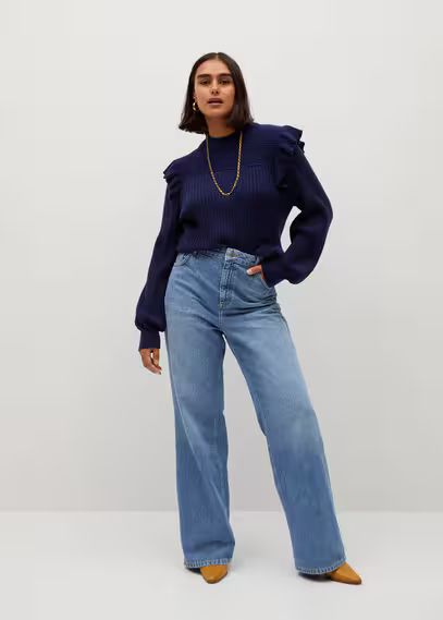 Erika wide leg jeans | MANGO (UK)