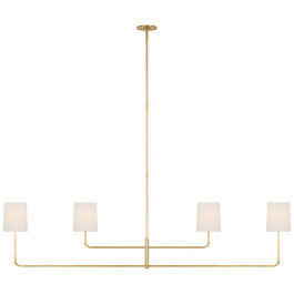 Go Lightly 70" Four Light Linear Chandelier | Visual Comfort