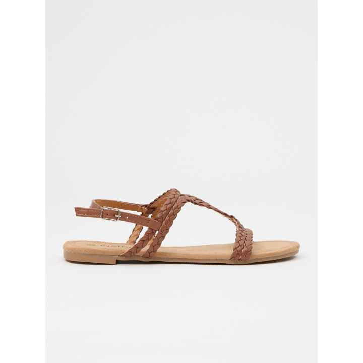 Sandalia de tiras trenzadas INSIDE | Miravia | Miravia ES