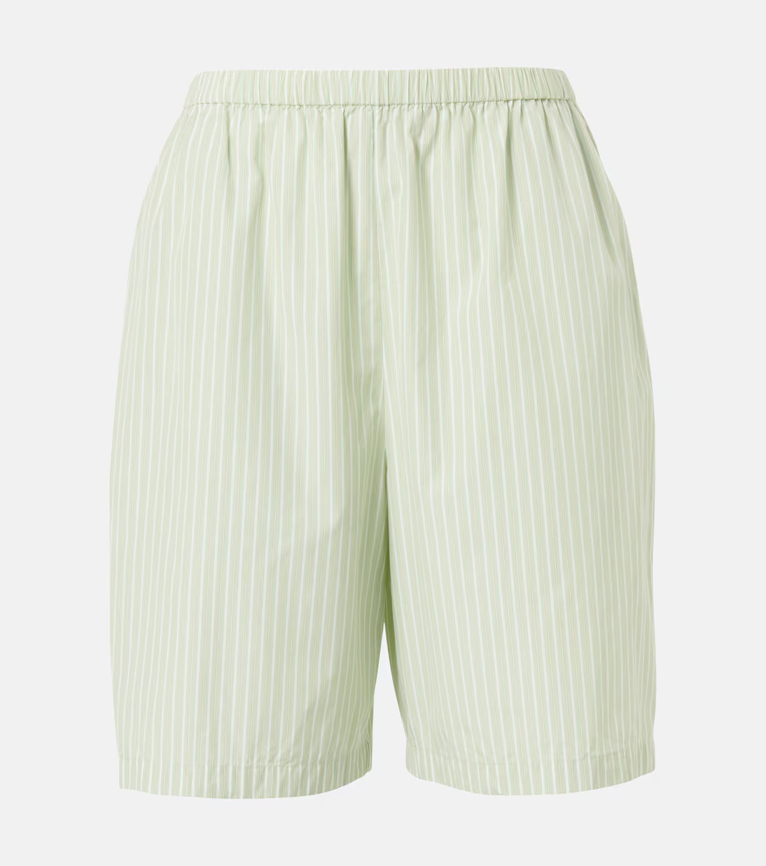 Zinnia striped cotton poplin Bermuda shorts | Mytheresa (US/CA)