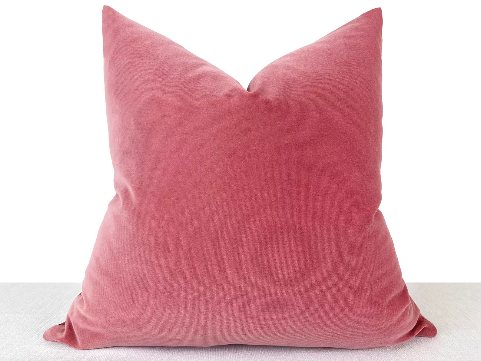 Blush velvet throw sales pillow