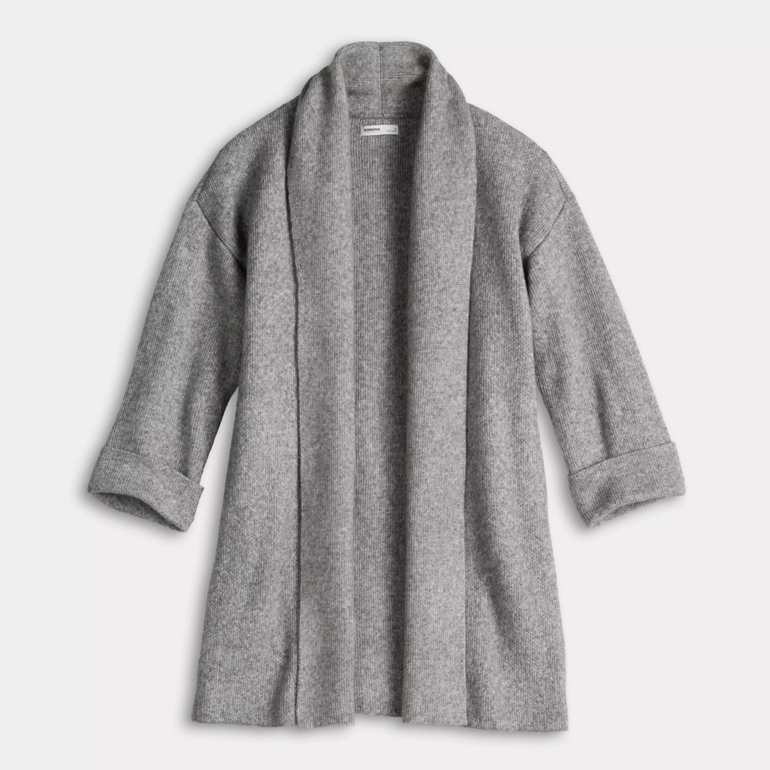Women's Sonoma Goods For Life® Shawl Collar Duster Cardigan | Kohl's