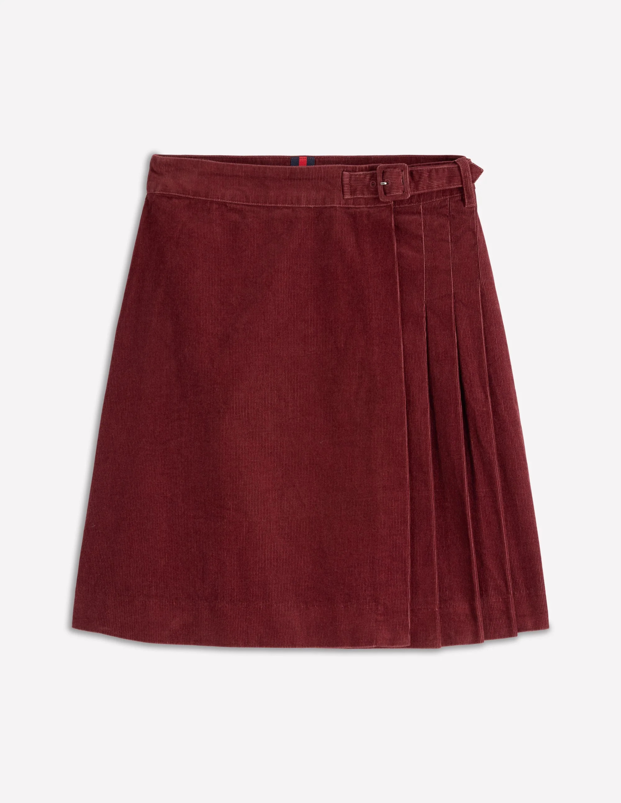 Helen Cord Kilt Skirt-Chestnut | Boden (US)