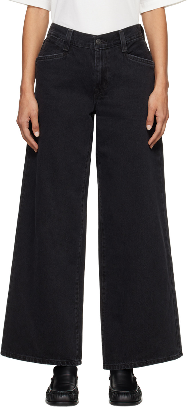 Levi's Black '94 Baggy Wide Leg Jeans | SSENSE
