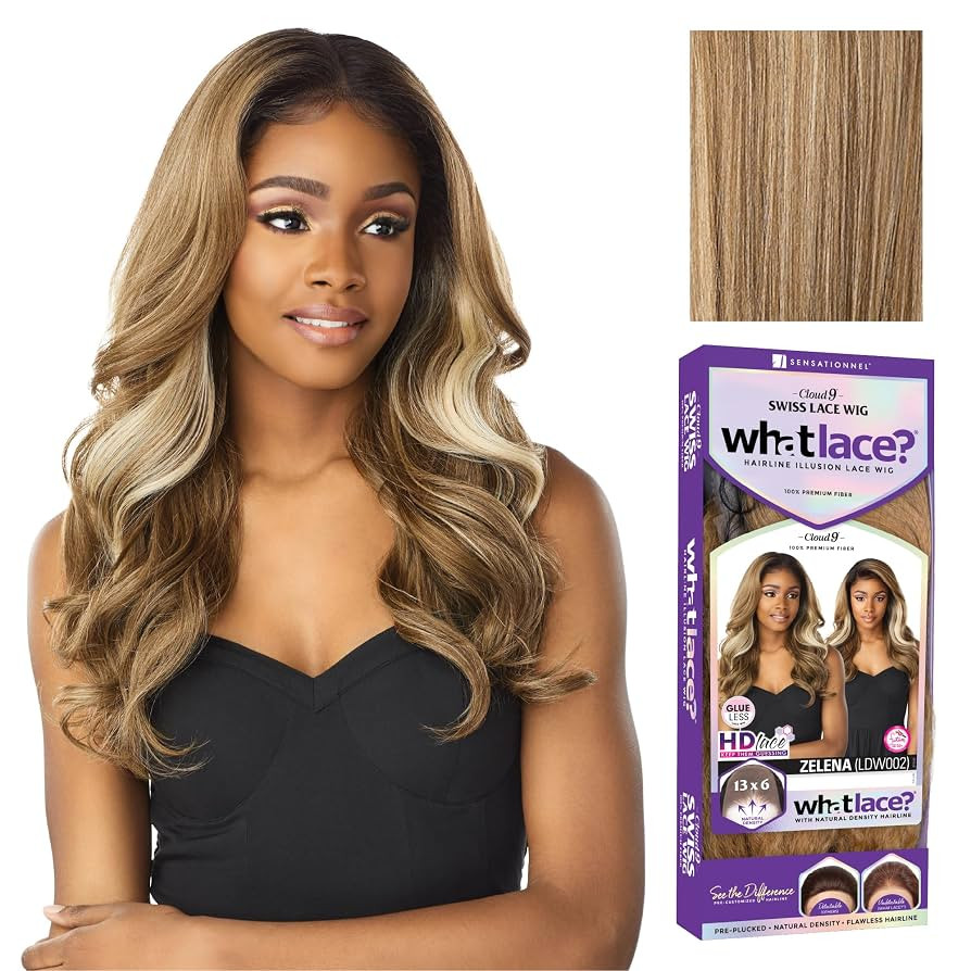 Sensationnel HD Lace Front Wig Cloud 9 What Swiss Lace 13X6 Zelena (FLAMBOYAGESAND) | Amazon (UK)