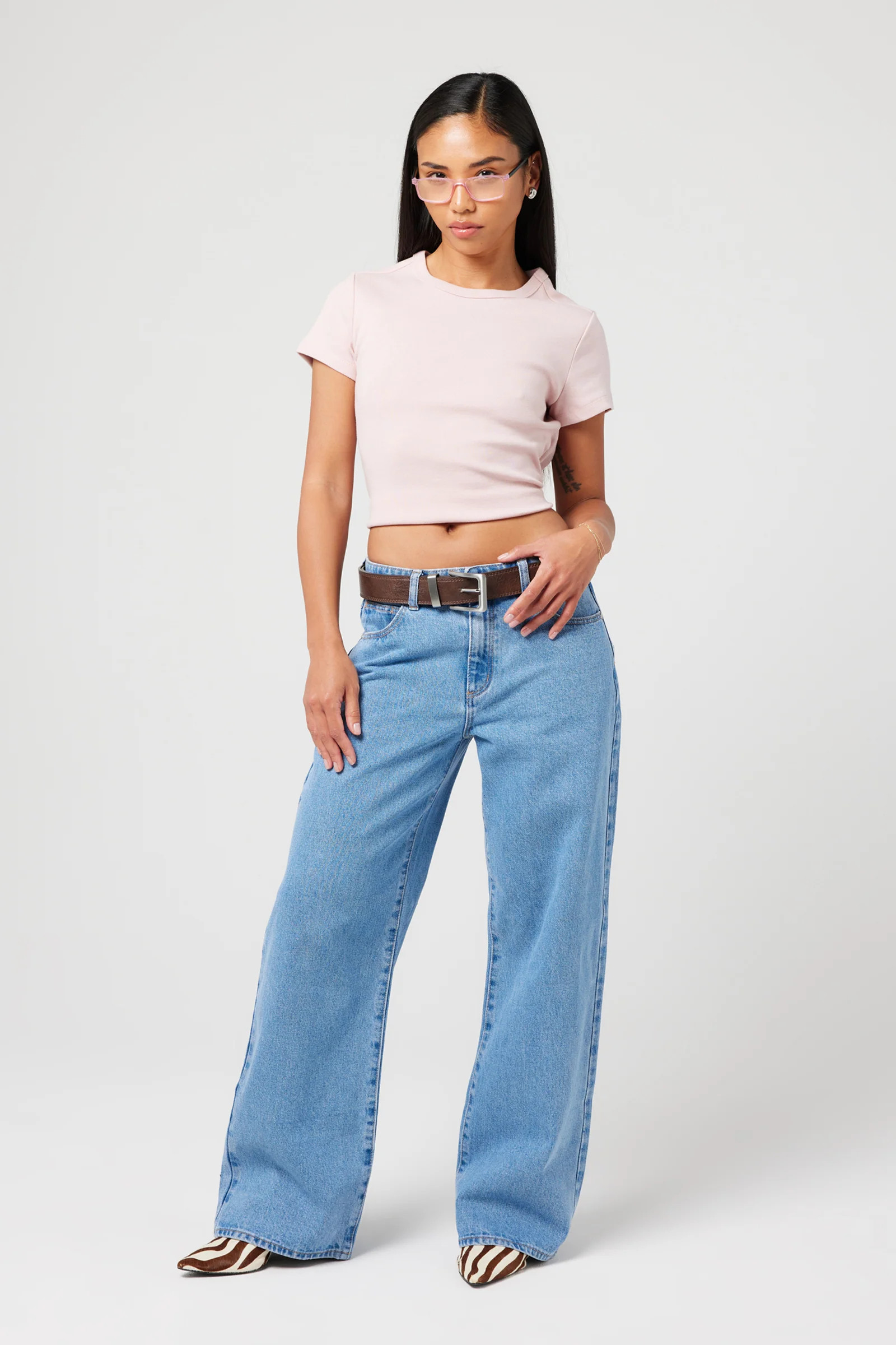 95 Mid Baggy Petite Gigi | Abrand Jeans US
