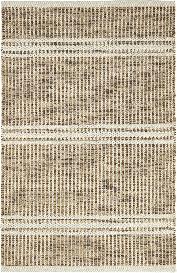 Dash and Albert Malta Wool Area Rug - 2' x 3' Natural - Neutral Coastal Charm Handwoven Wool Acce... | Amazon (US)