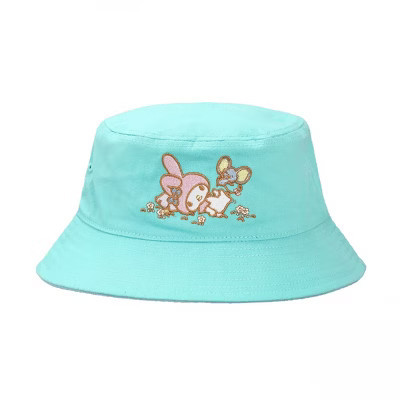 Adult My Melody Sanrio Embroidered Pigt Dye Bucket Hat - One Size Fits Most | Target
