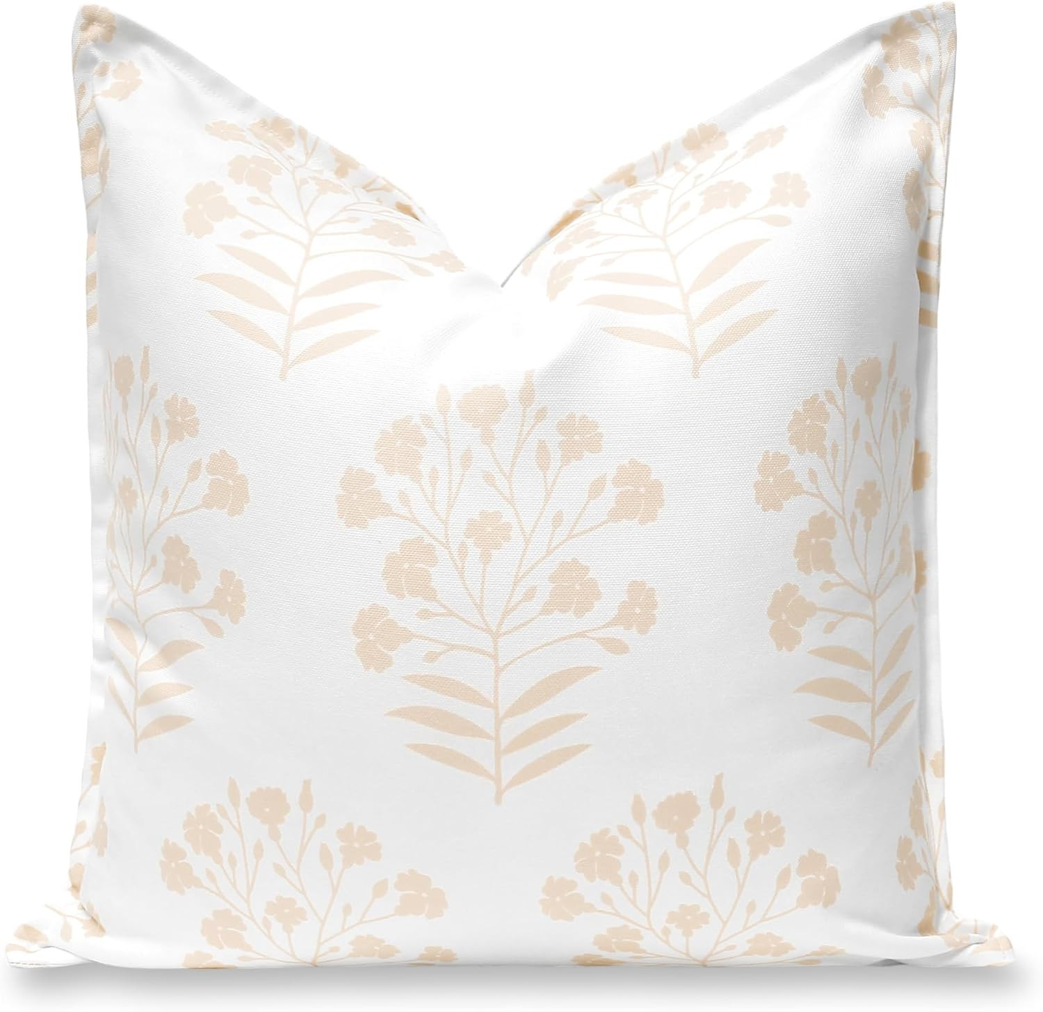 Hofdeco Premium Coastal Hampton Patio Indoor Outdoor Throw Pillow Cover Only, 20"x20" Water Repel... | Amazon (US)