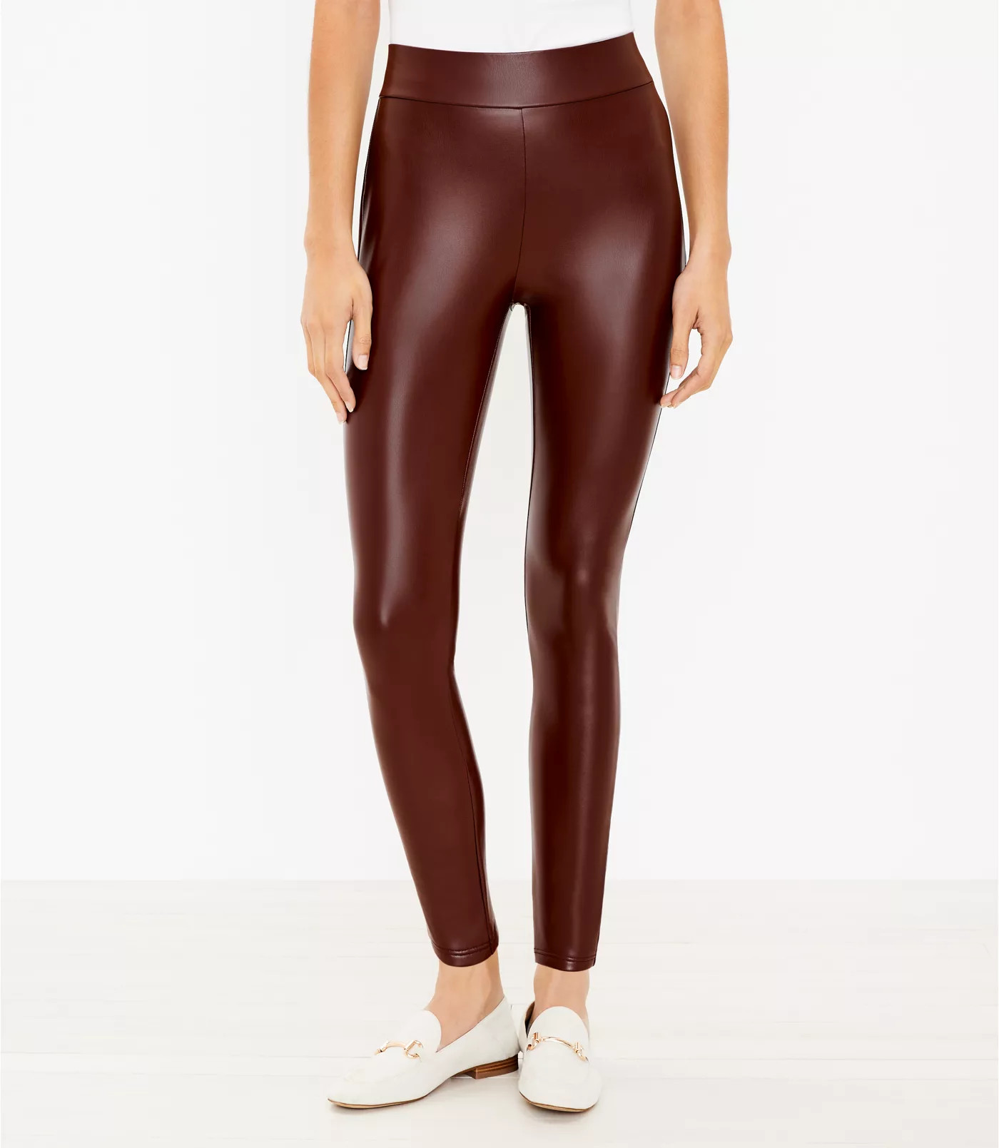 Faux Leather Leggings | LOFT | LOFT