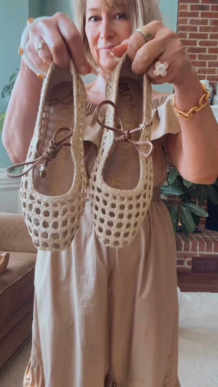 These flats!!! 😍😍😍 wearing normal size and they are very comfortable and easy to walk in. 

#LTKPetite #LTKOver40 #LTKSaleAlert