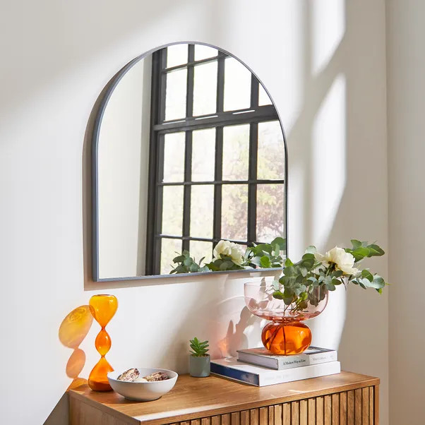 Essentials Arched Overmantel Wall Mirror | Dunelm (migrated)
